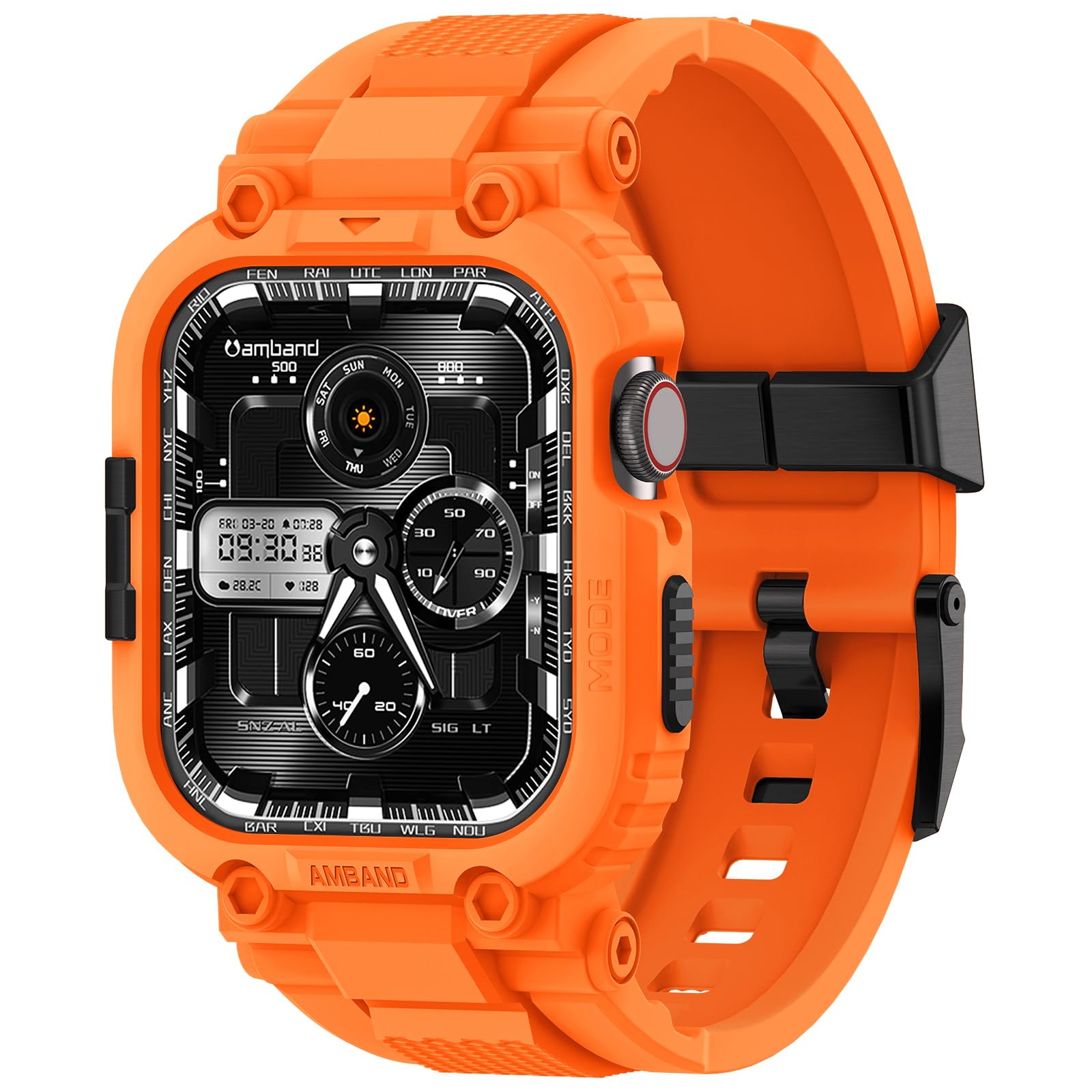amBand M1 Rugged Sport Case & Band for Apple Watch