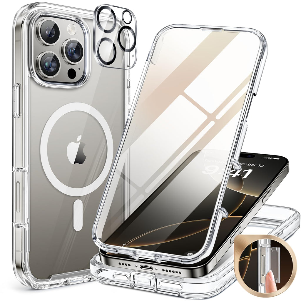 Miracase Full Body for iPhone All Series Glass Case 2026