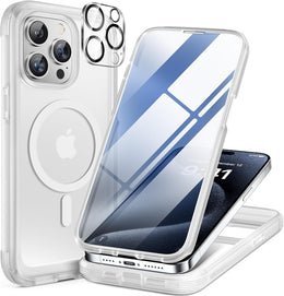 Miracase Full Body Glass Case for iPhone Series 2026