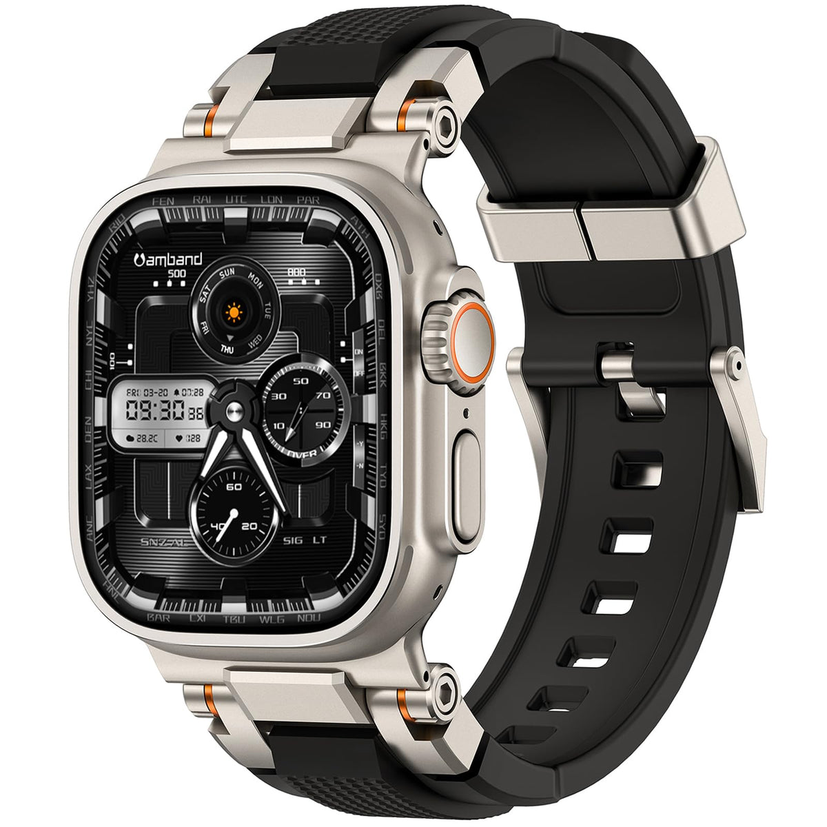 amBand M1 Rugged Sport Case & Band for Apple Watch