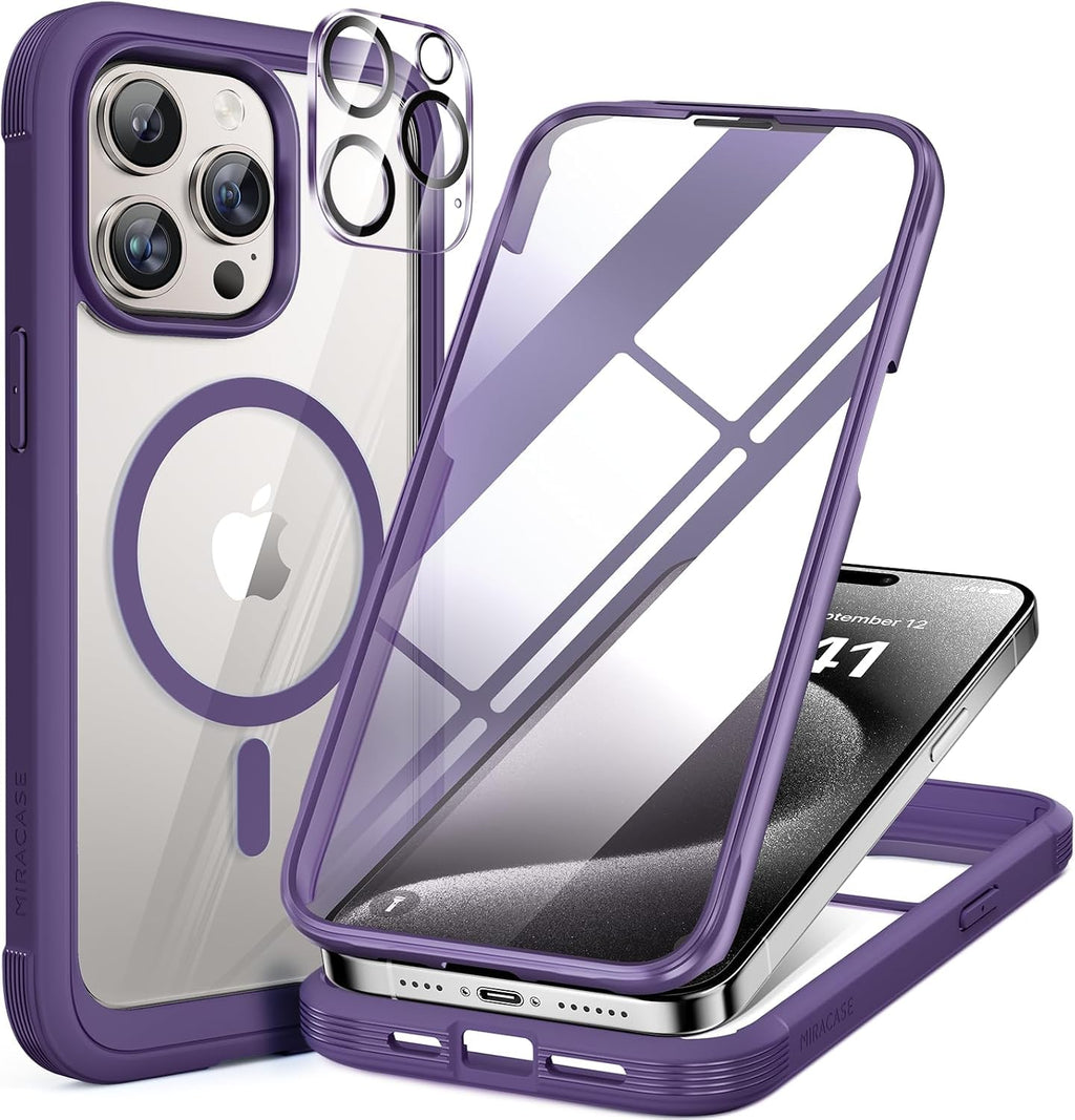 Miracase Full Body for iPhone All Series Glass Case 2026