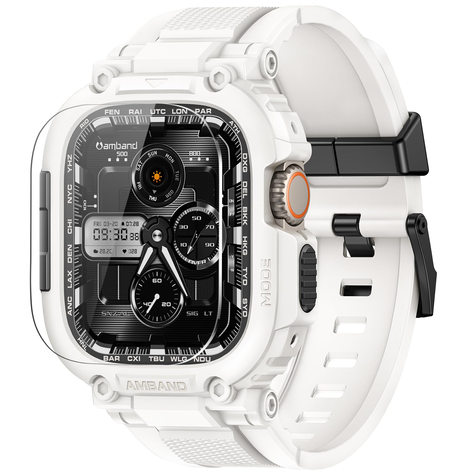 amBand M1 Rugged Sport Case & Band for Apple Watch