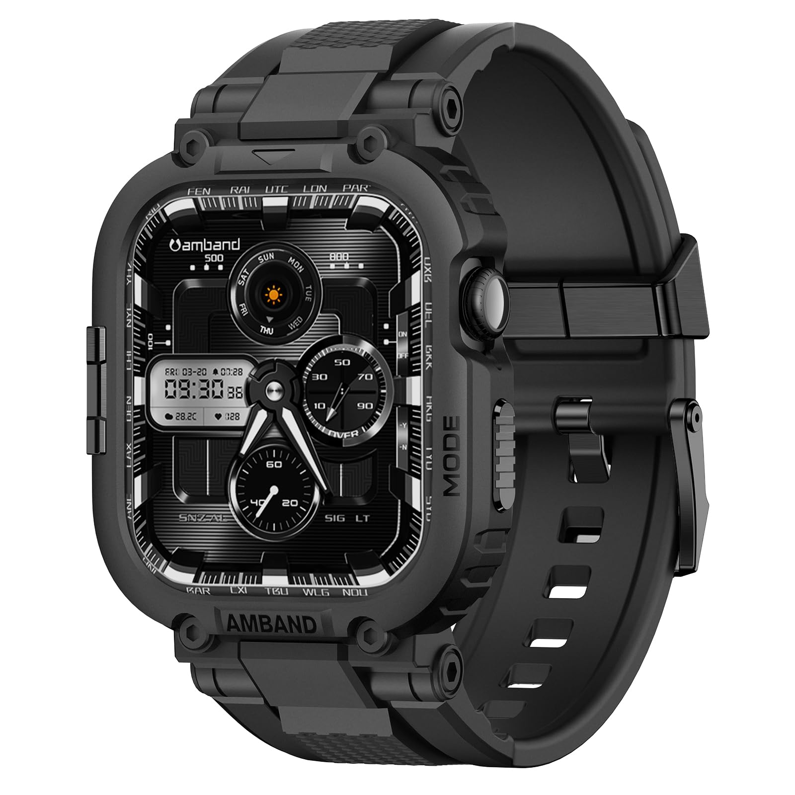 amBand M1 Rugged Sport Case & Band for Apple Watch