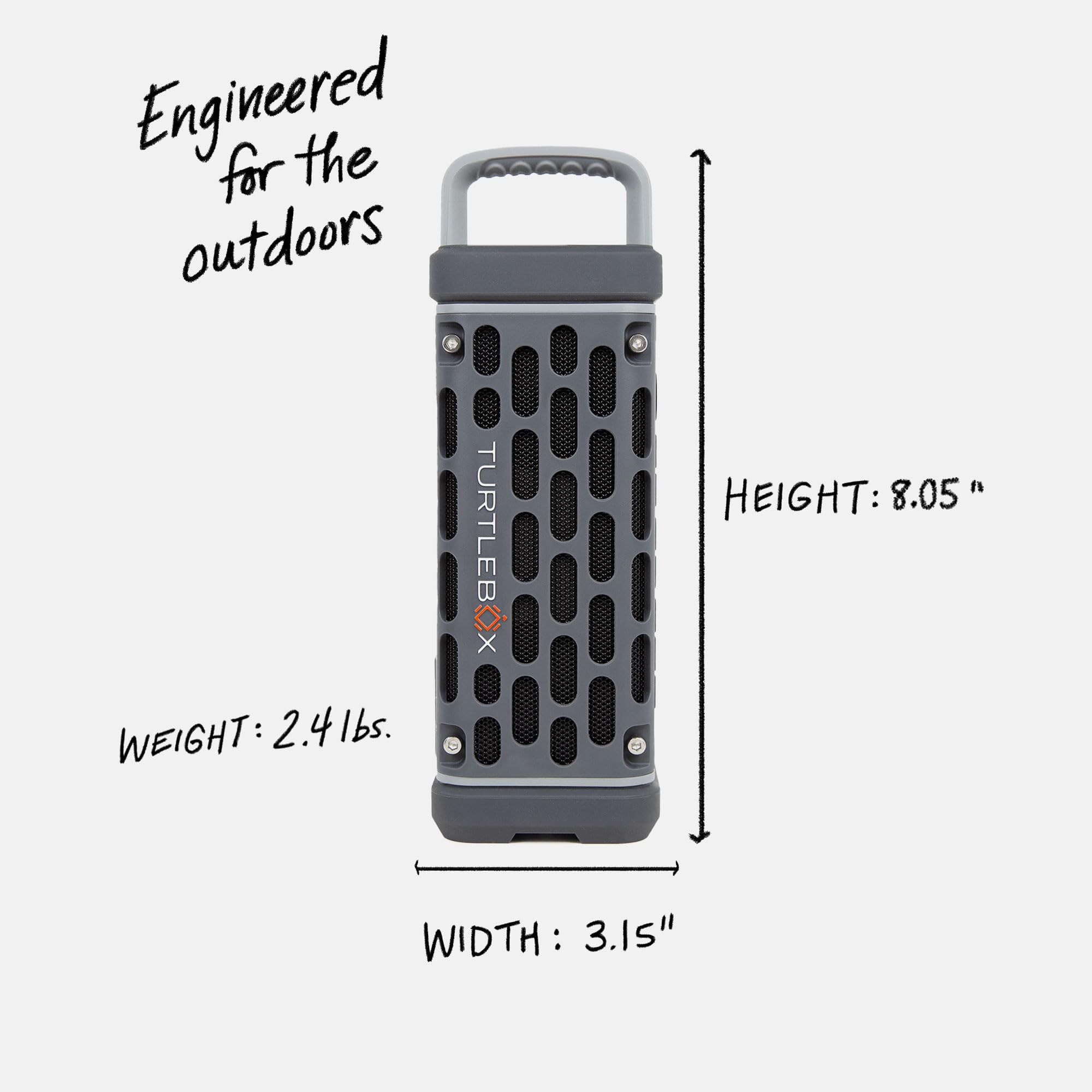 Turtlebox Ranger Waterproof Portable Bluetooth Speaker