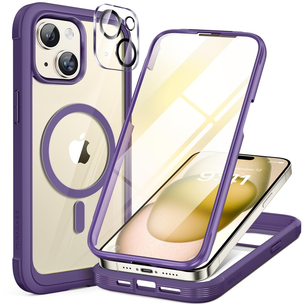 Miracase Full Body for iPhone All Series Glass Case 2026