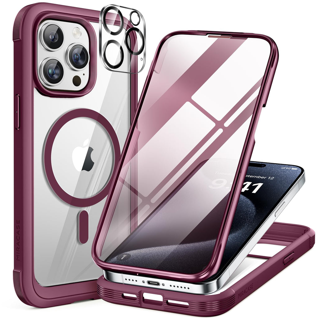 Miracase Full Body for iPhone All Series Glass Case 2026