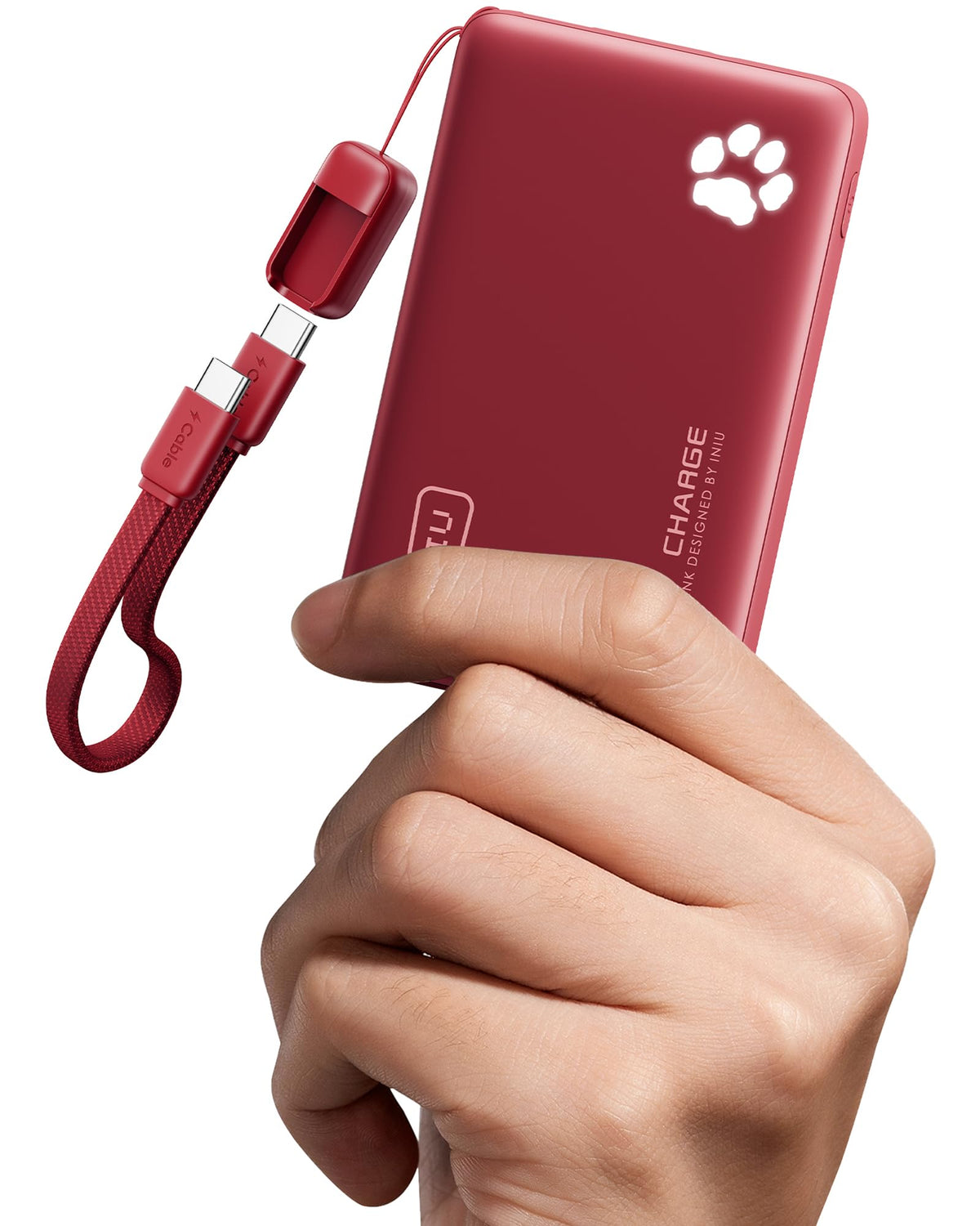 INIU 10,000mAh Slim Triple USB-C Portable Power Bank