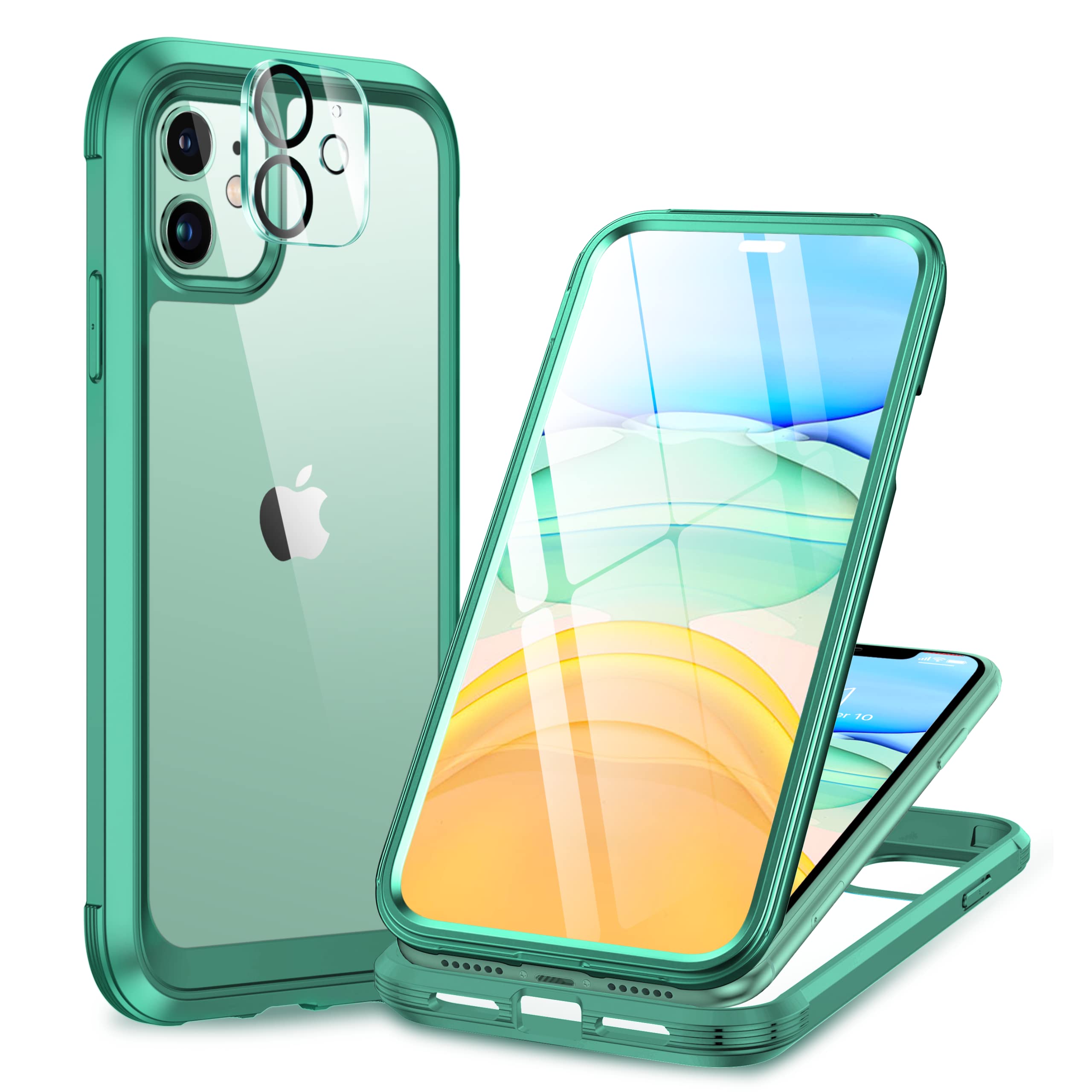 Miracase Full Body for iPhone All Series Glass Case 2026