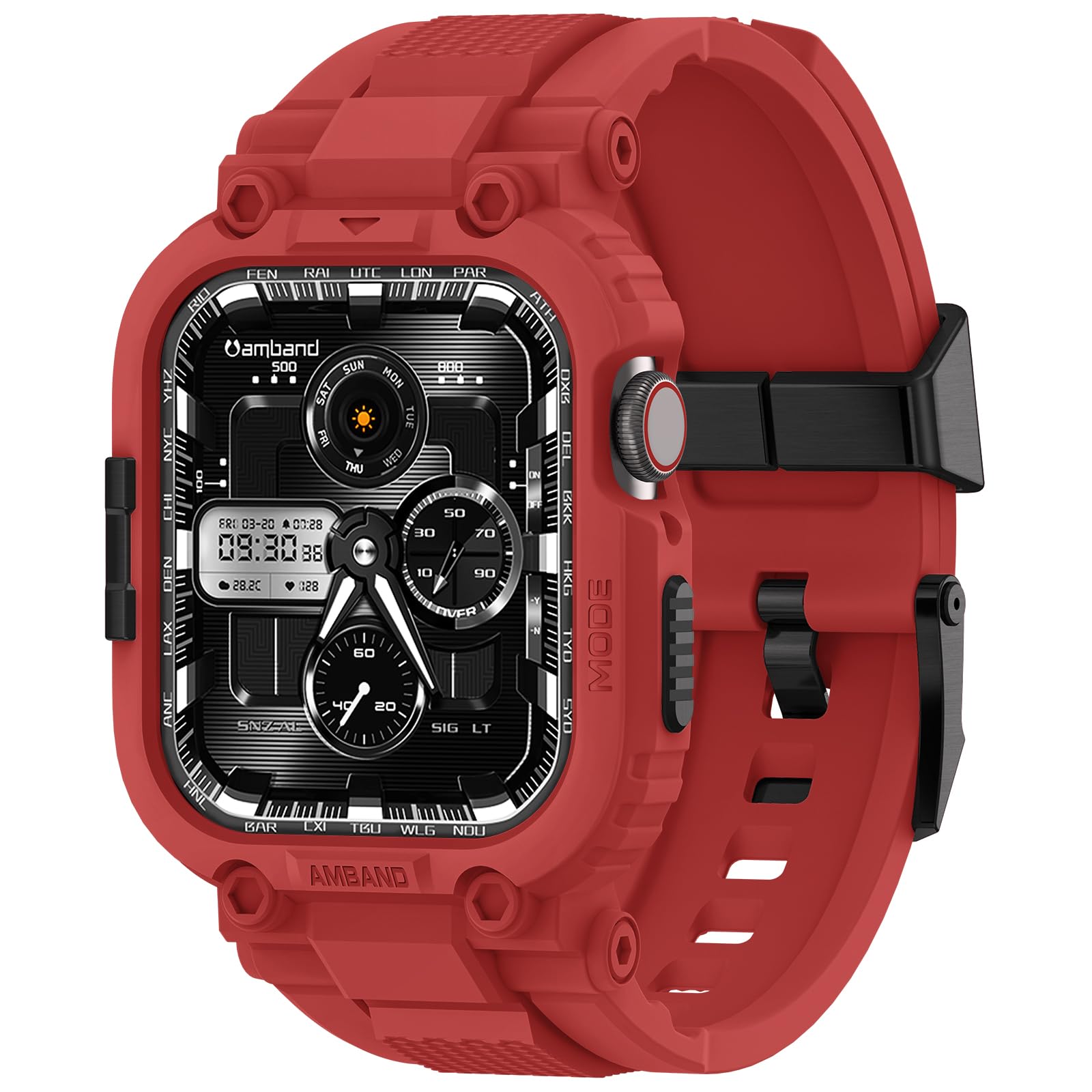 amBand M1 Rugged Sport Case & Band for Apple Watch