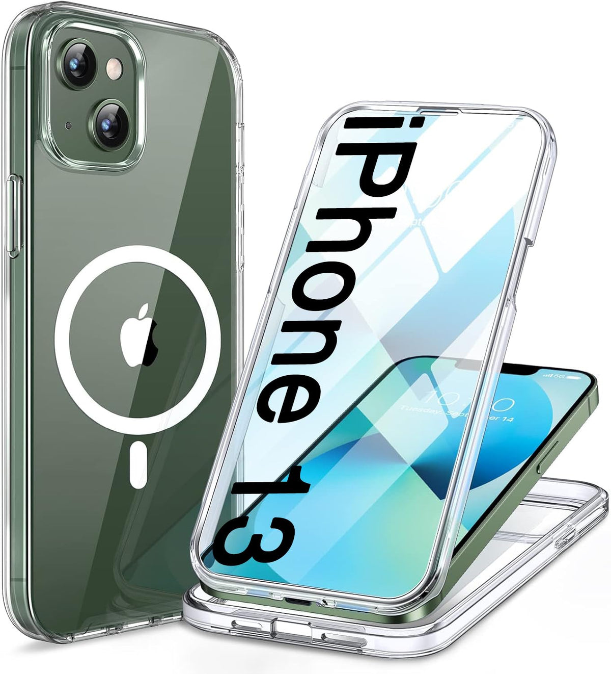 Miracase Full Body for iPhone All Series Glass Case 2026