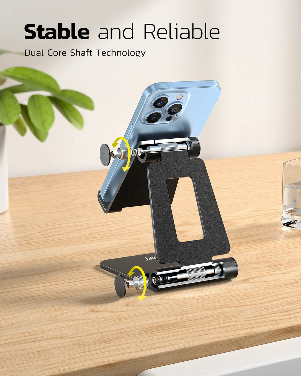 Nulaxy Dual Folding Cell Phone Stand-All