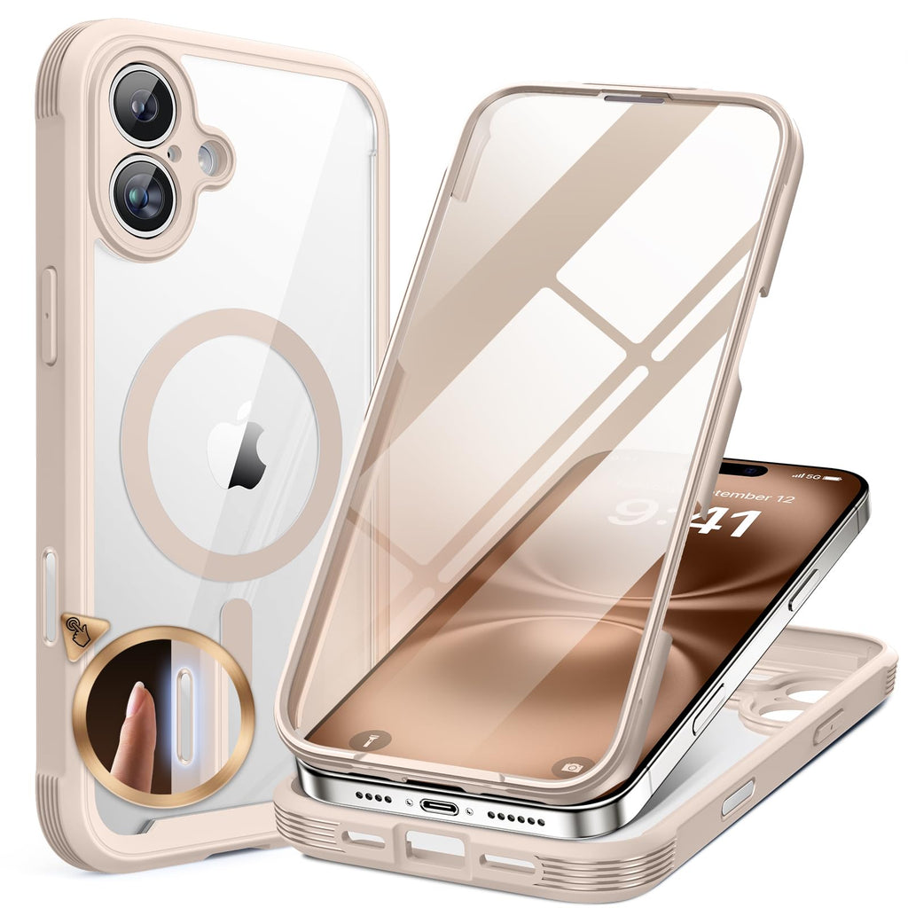 Miracase Full Body for iPhone All Series Glass Case 2026