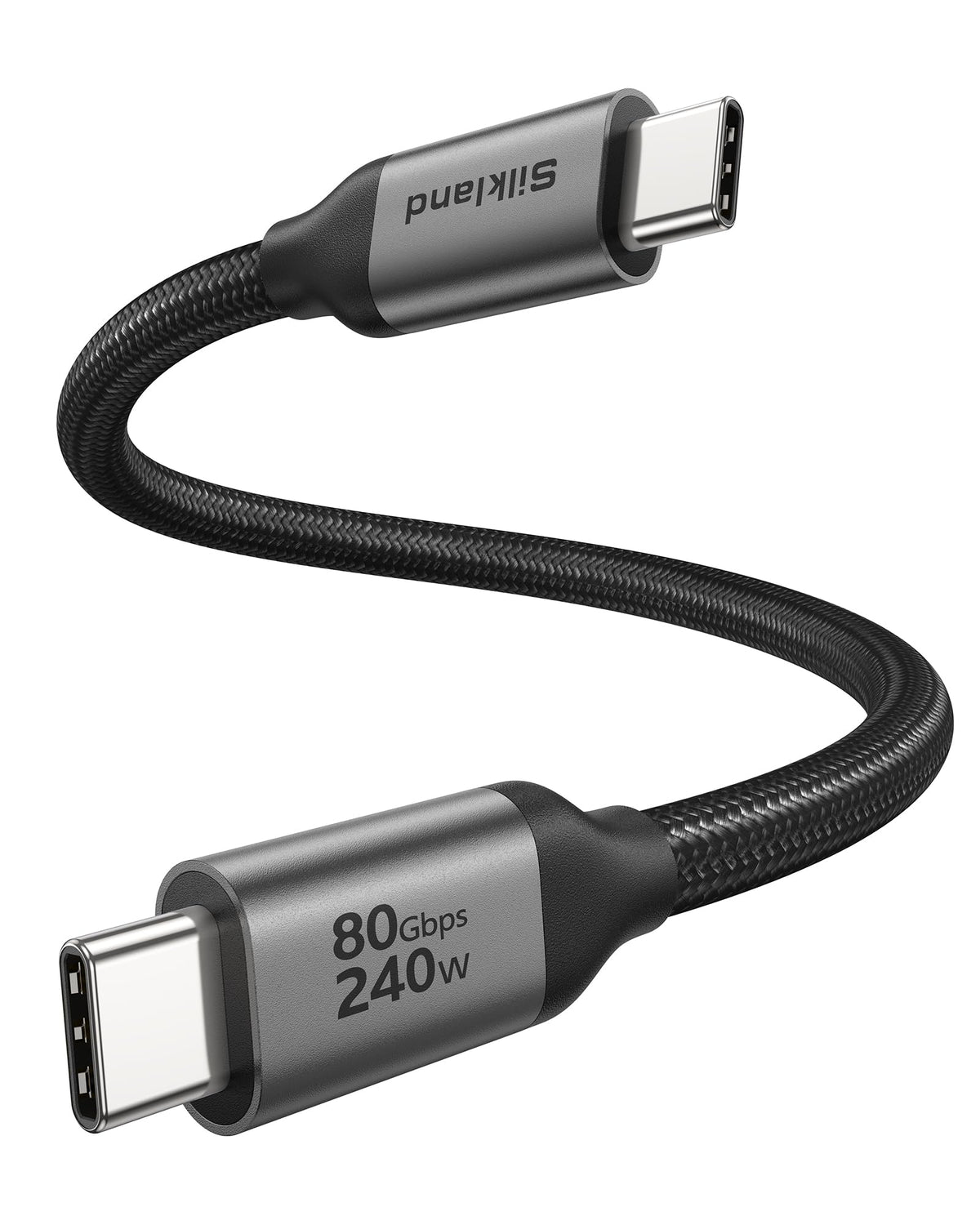 Silkland 80Gbps USB4 Cable with 240W Fast Charging