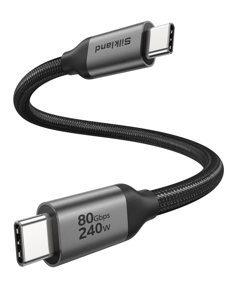 Silkland 80Gbps USB4 Cable with 240W Fast Charging