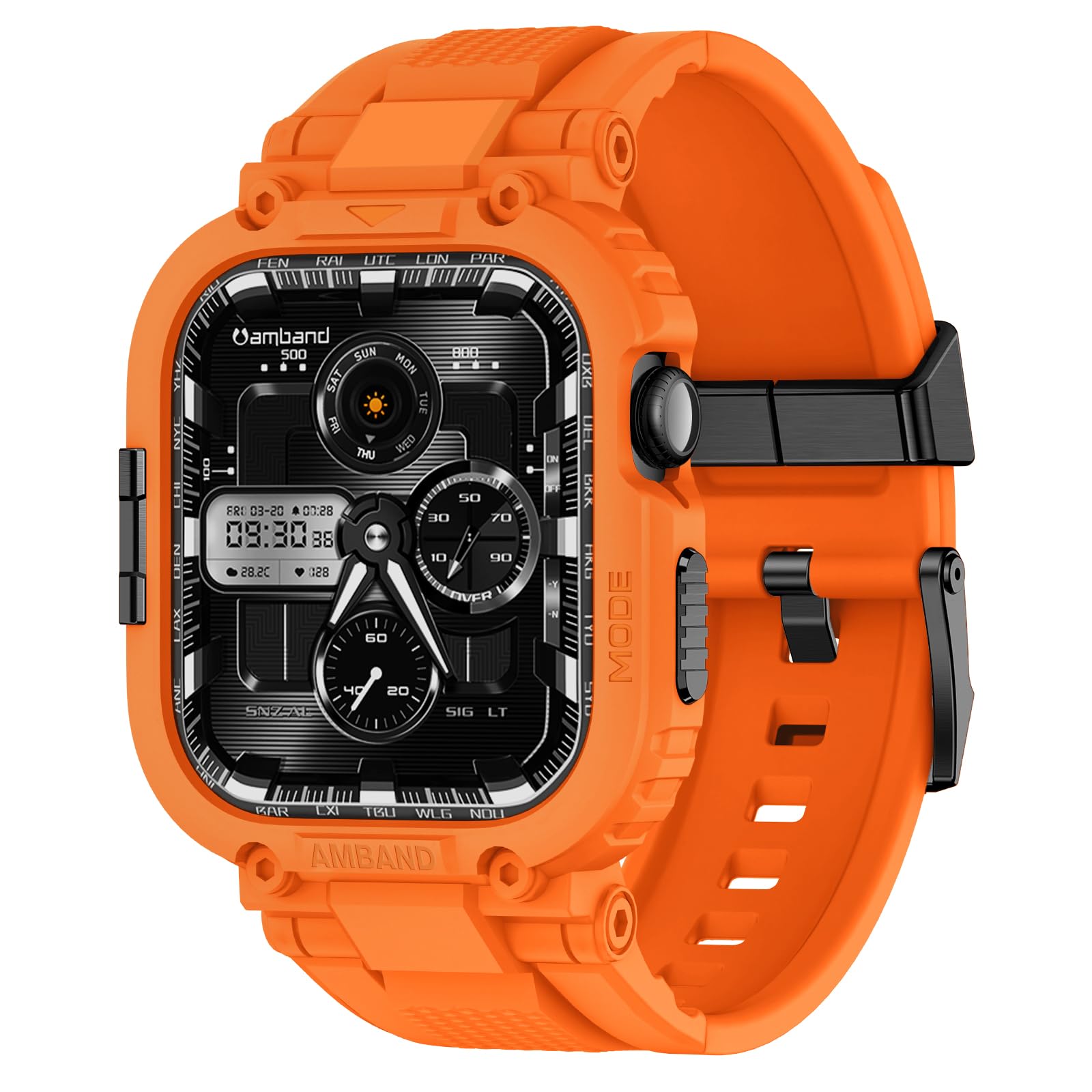 amBand M1 Rugged Sport Case & Band for Apple Watch