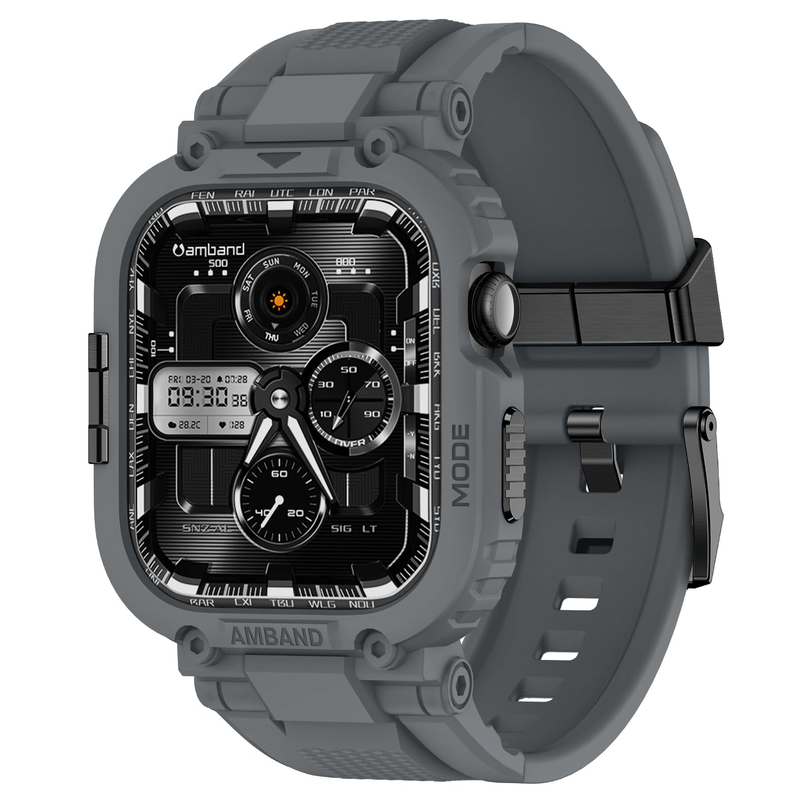 amBand M1 Rugged Sport Case & Band for Apple Watch