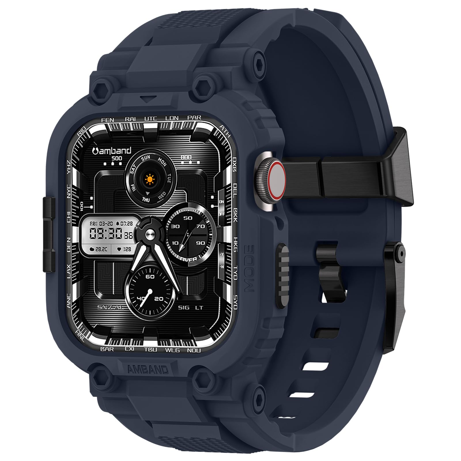 amBand M1 Rugged Sport Case & Band for Apple Watch