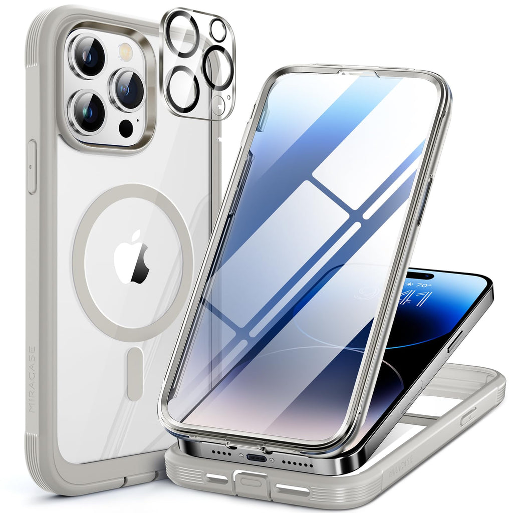 Miracase Full Body for iPhone All Series Glass Case 2026