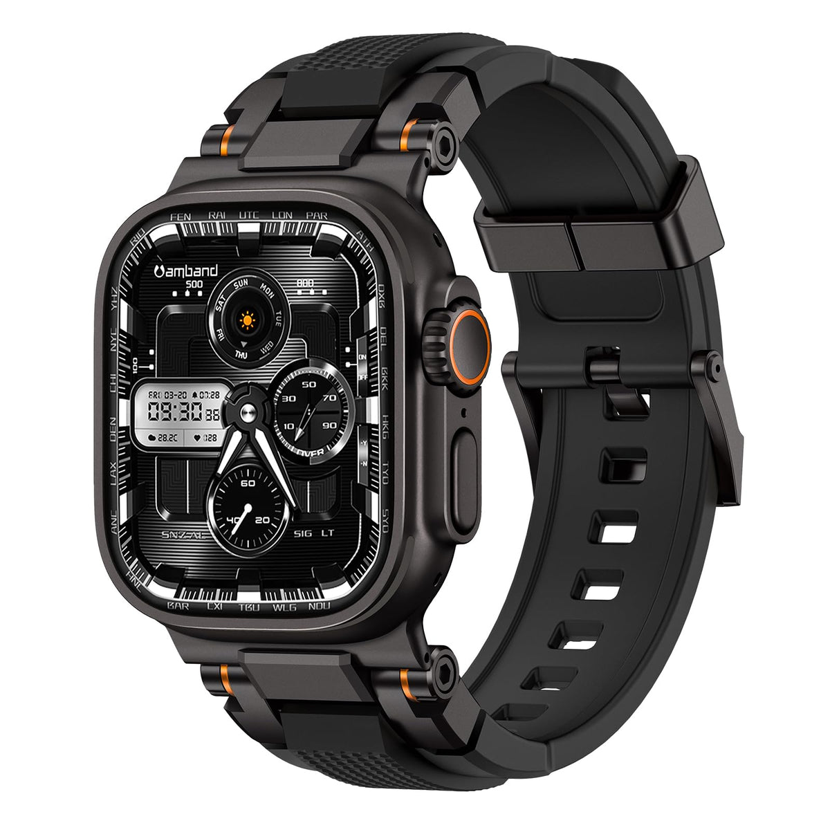 amBand M1 Rugged Sport Case & Band for Apple Watch