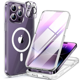 Miracase Full Body Glass Case for iPhone Series 2026