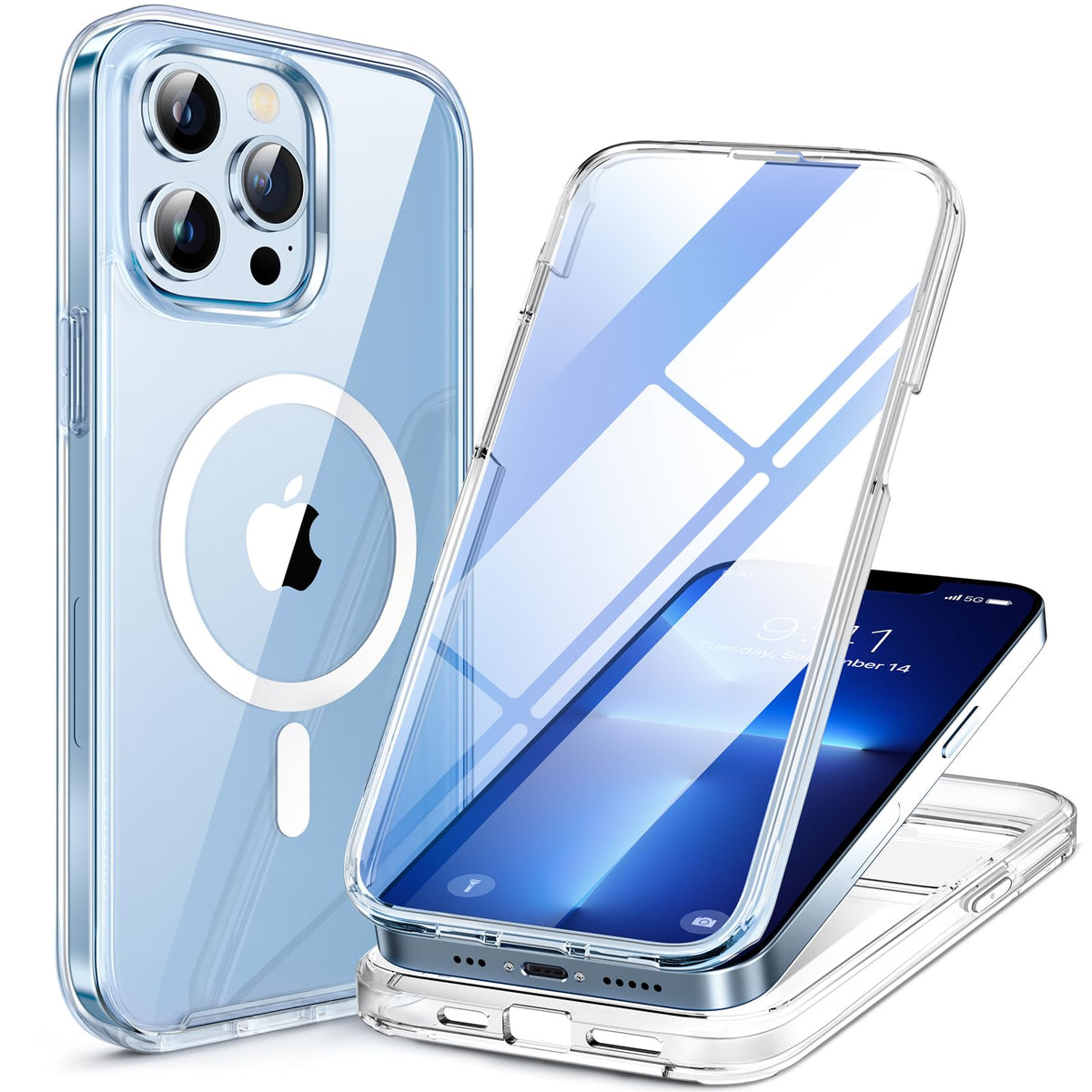 Miracase Full Body for iPhone All Series Glass Case 2026