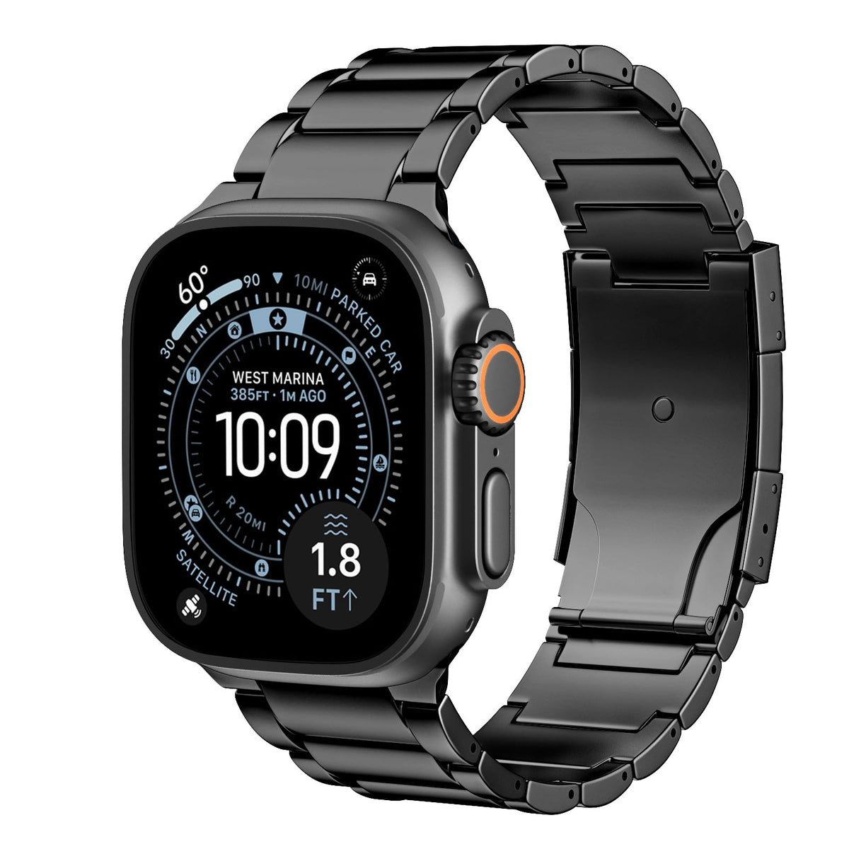 ZABUDUO Titanium Apple Watch Band for 42–49mm Models