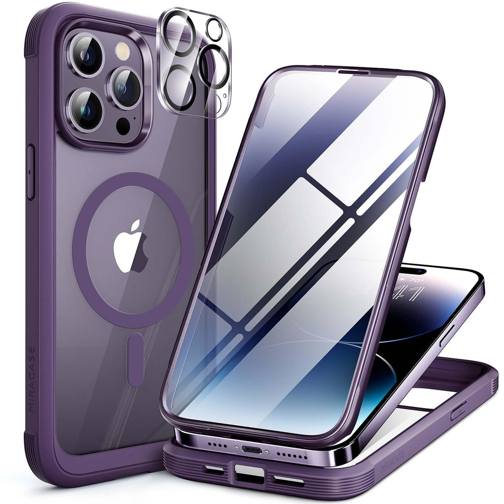 Miracase Full Body for iPhone All Series Glass Case 2026