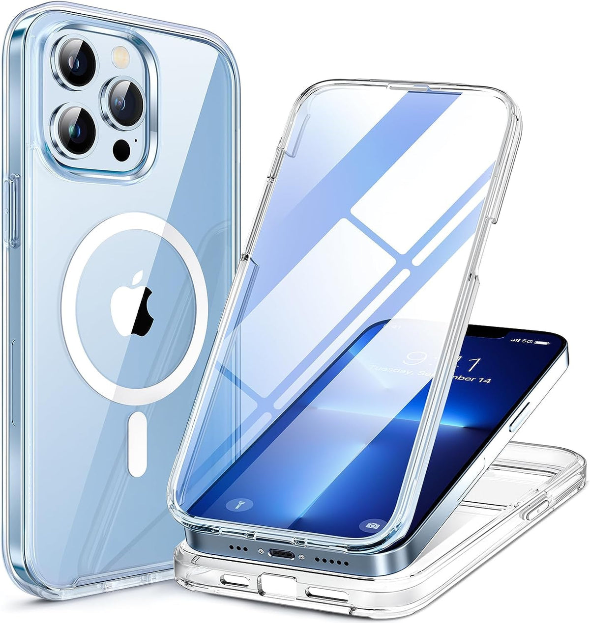 Miracase Full Body for iPhone All Series Glass Case 2026