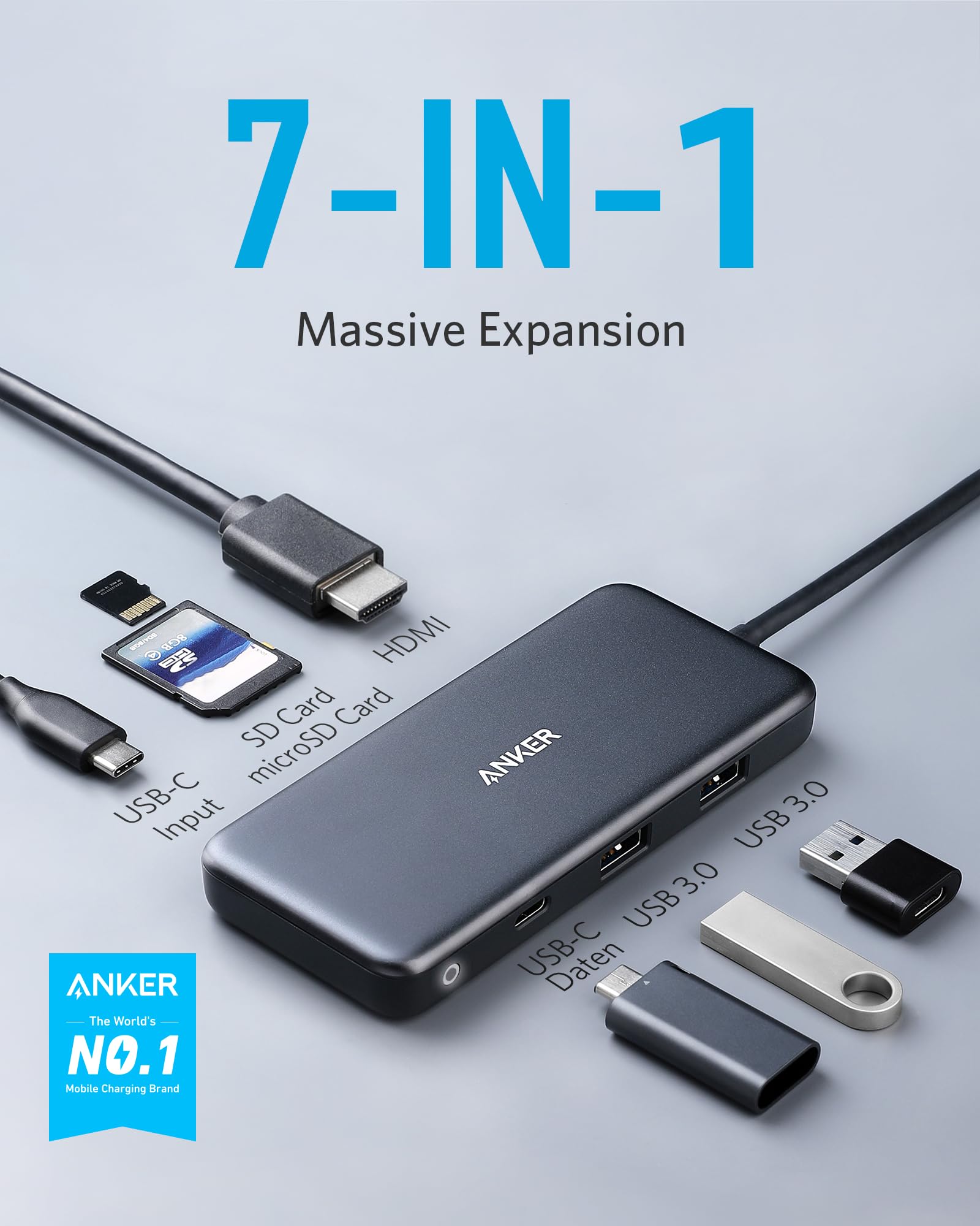 Anker Laptop Docking Station with Multiport Connectivity
