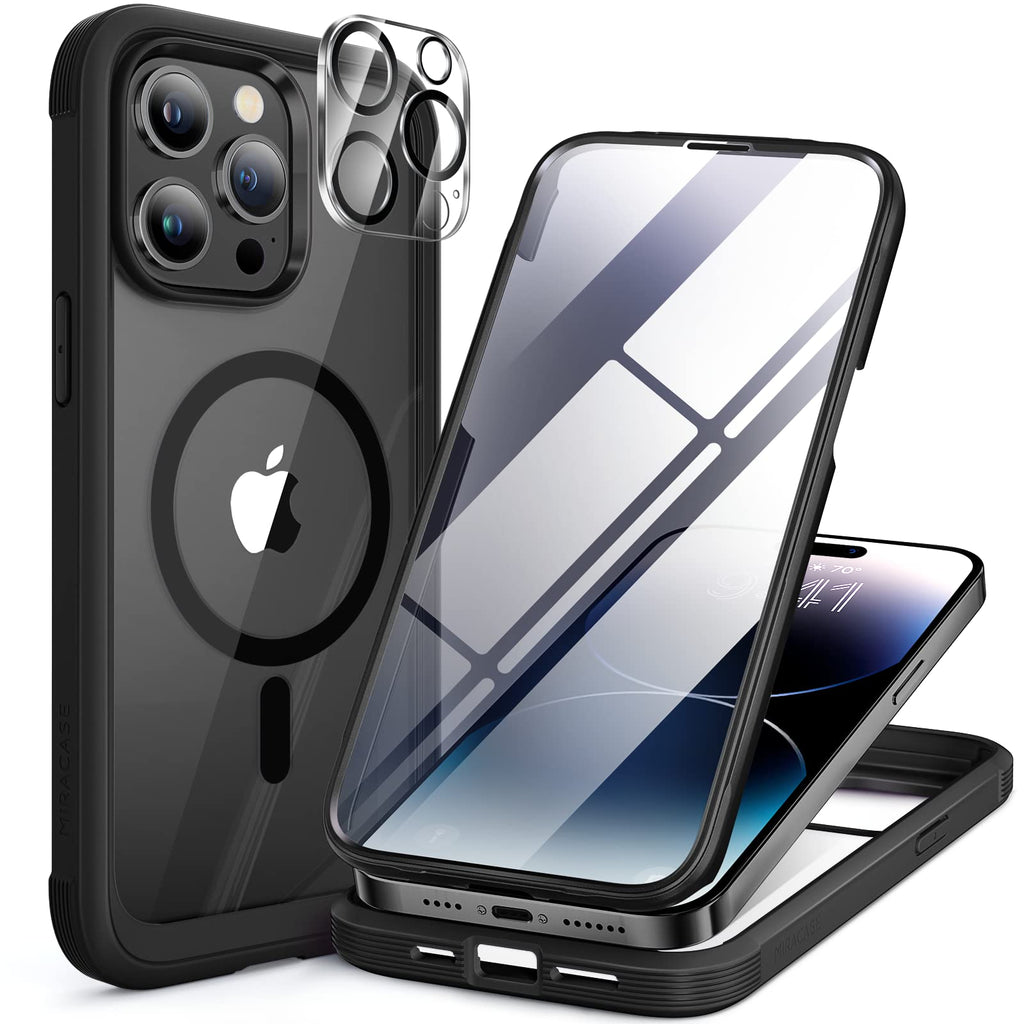 Miracase Full Body for iPhone All Series Glass Case 2026
