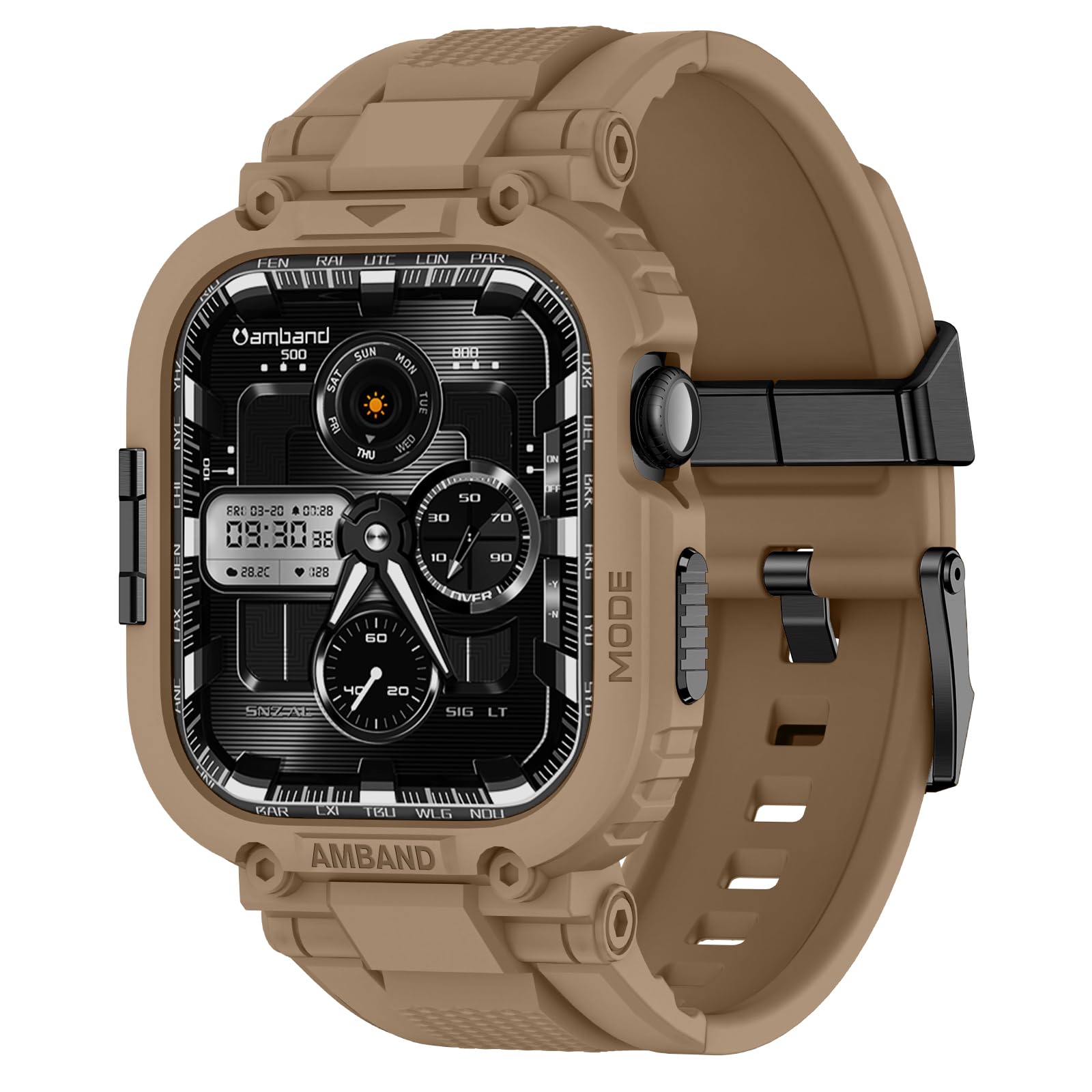 amBand M1 Rugged Sport Case & Band for Apple Watch