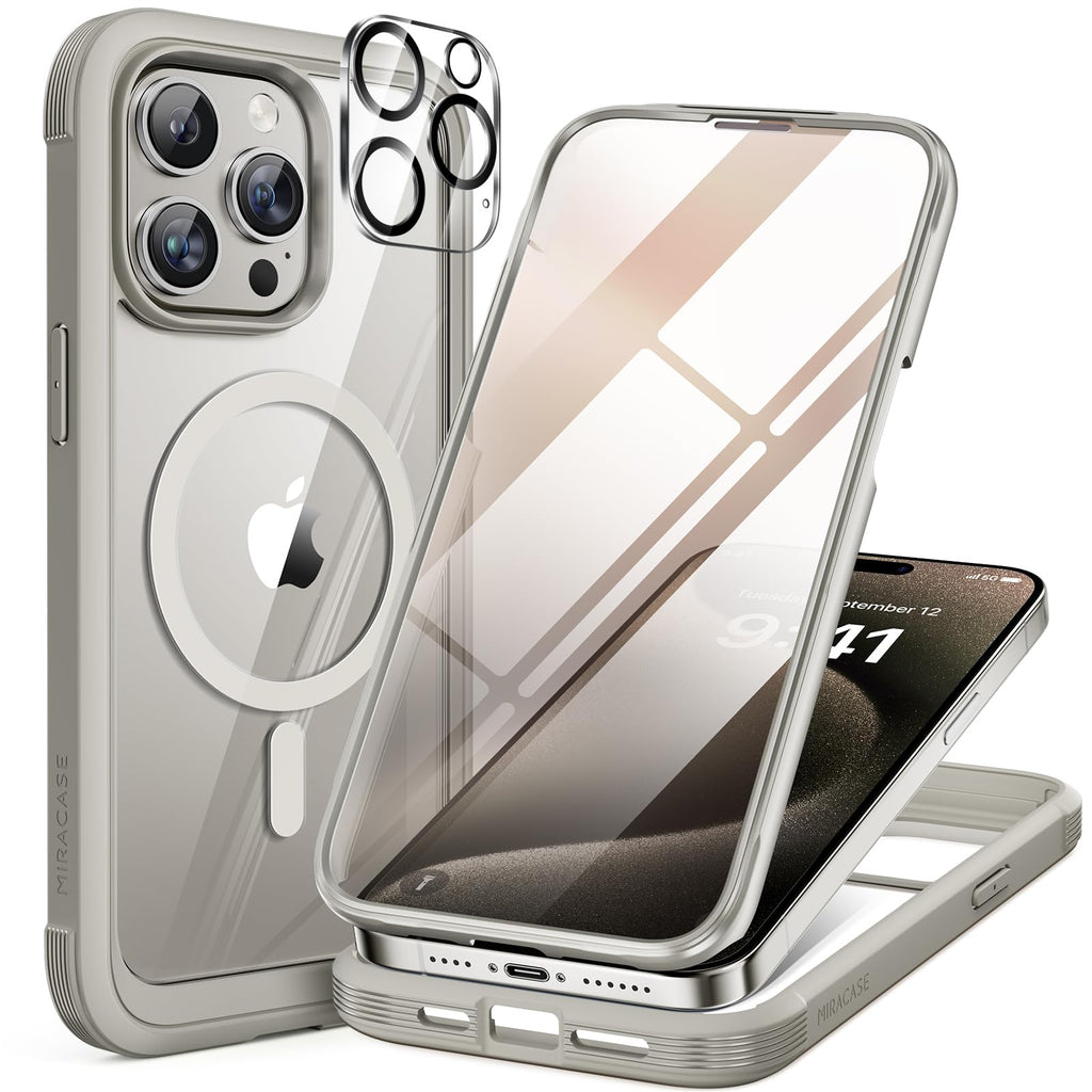 Miracase Full Body for iPhone All Series Glass Case 2026