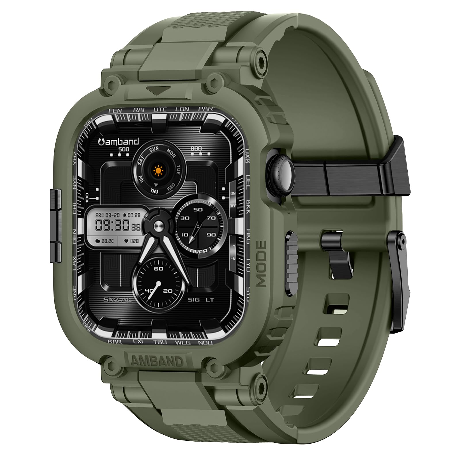 amBand M1 Rugged Sport Case & Band for Apple Watch