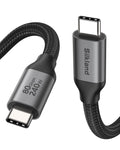 Silkland 80Gbps USB 4 Cable for Thunderbolt 5 Cable, 120Gbps Display Bandwidth, 240W Fast Charging, 16K 8K 6K Video