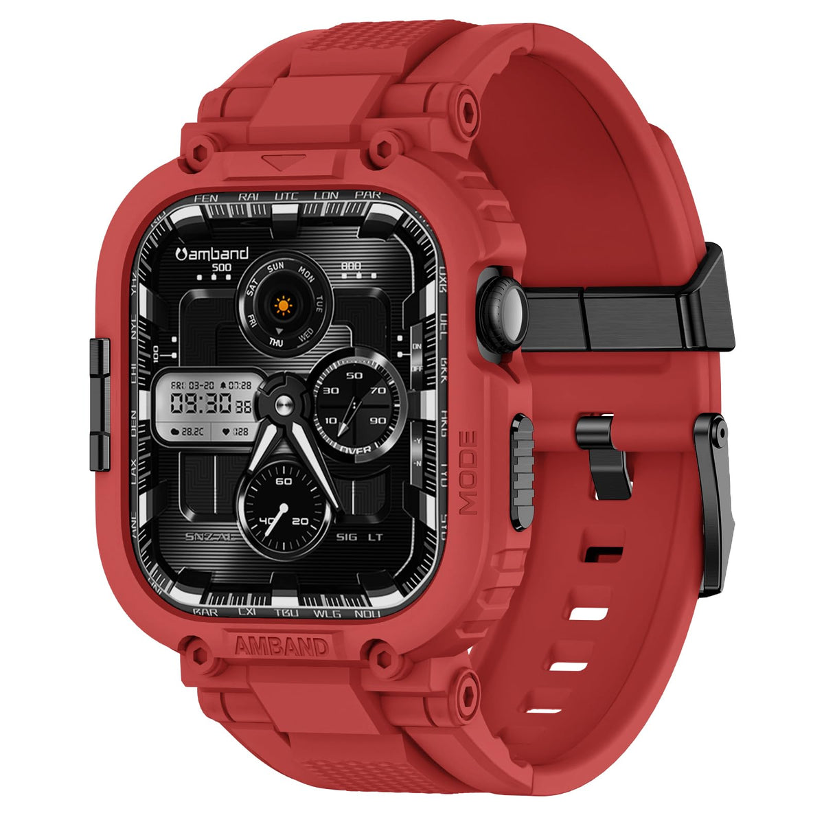 amBand M1 Rugged Sport Case & Band for Apple Watch