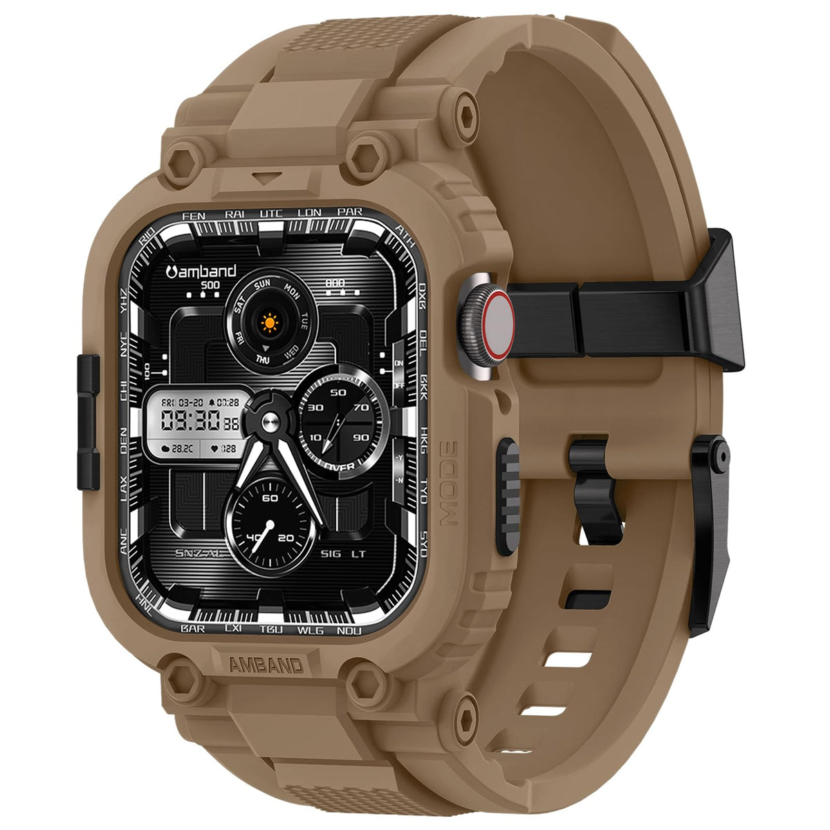 amBand M1 Rugged Sport Case & Band for Apple Watch