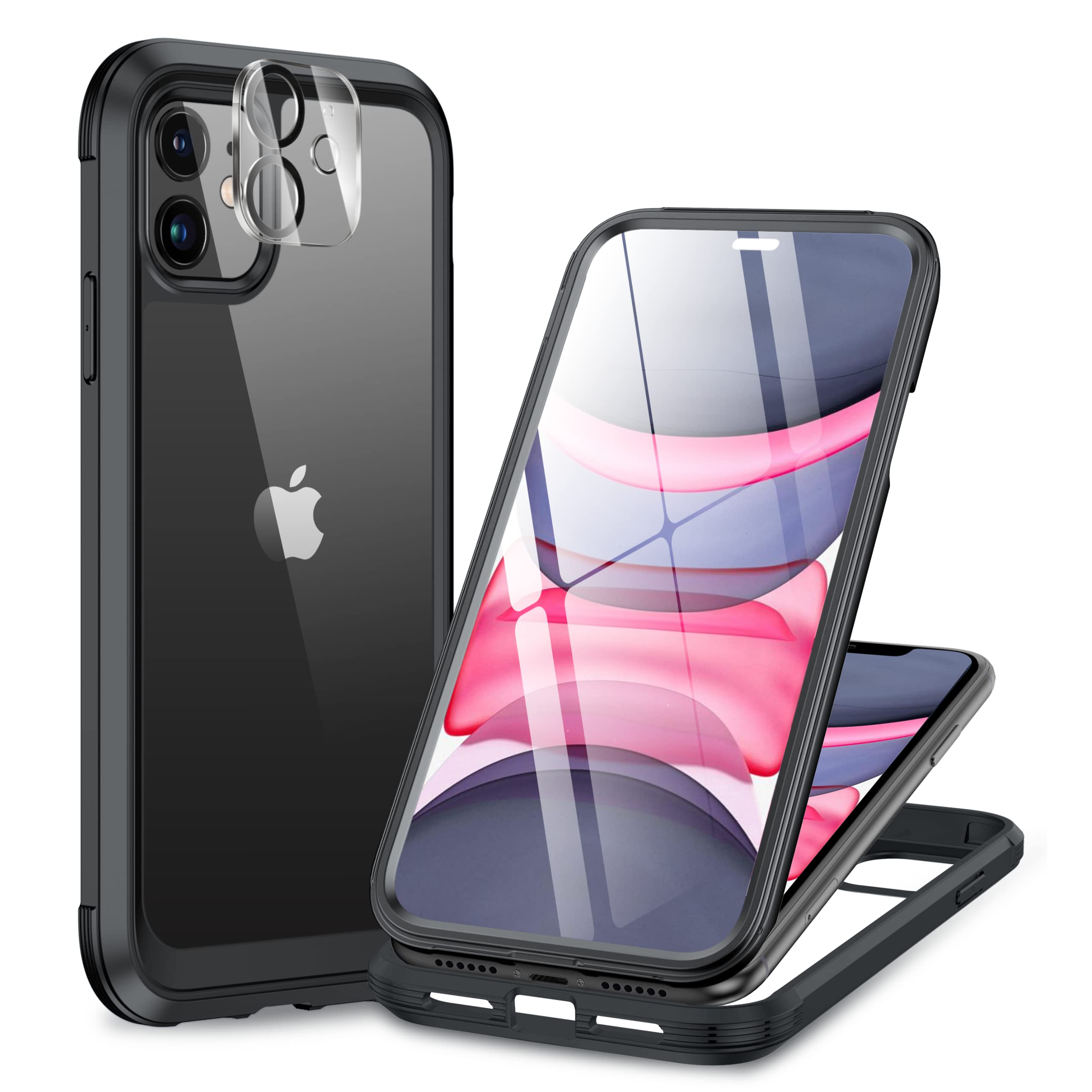 Miracase Full Body for iPhone All Series Glass Case 2026