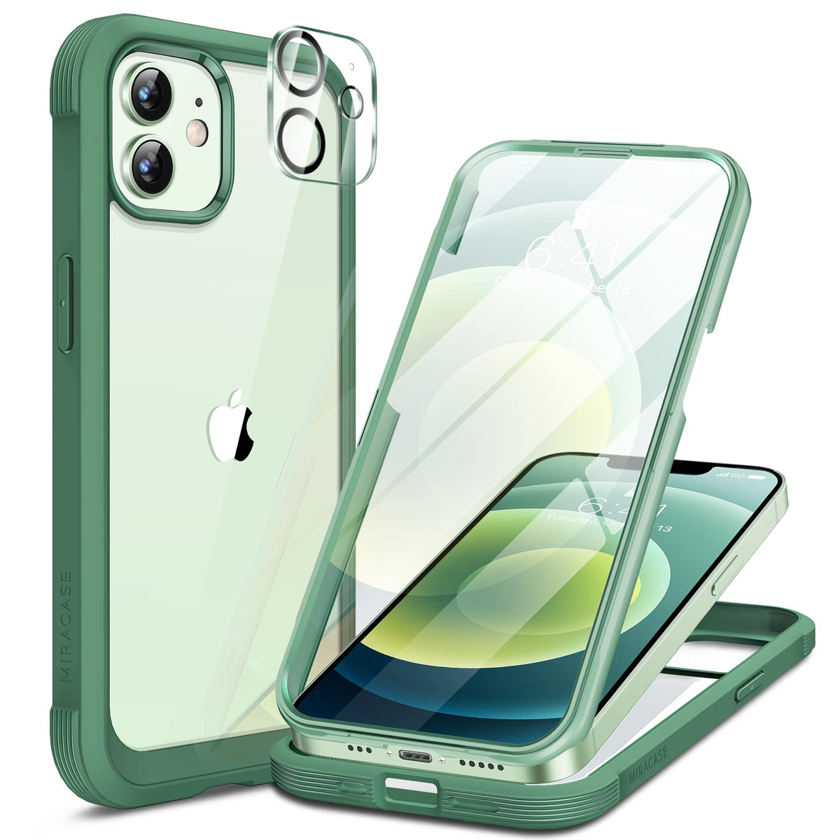 Miracase Full Body for iPhone All Series Glass Case 2026