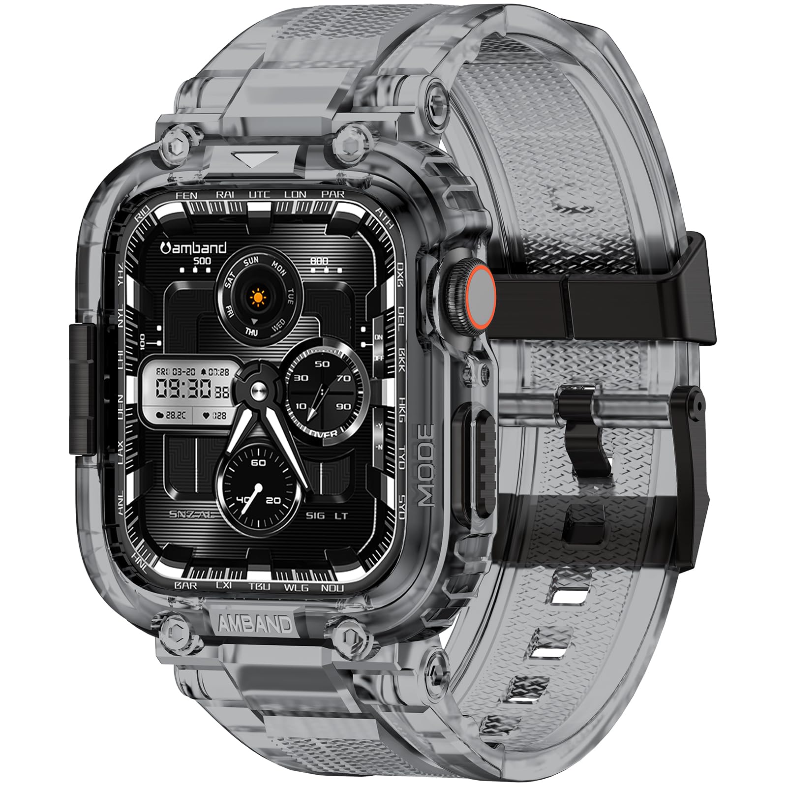 amBand M1 Rugged Sport Case & Band for Apple Watch