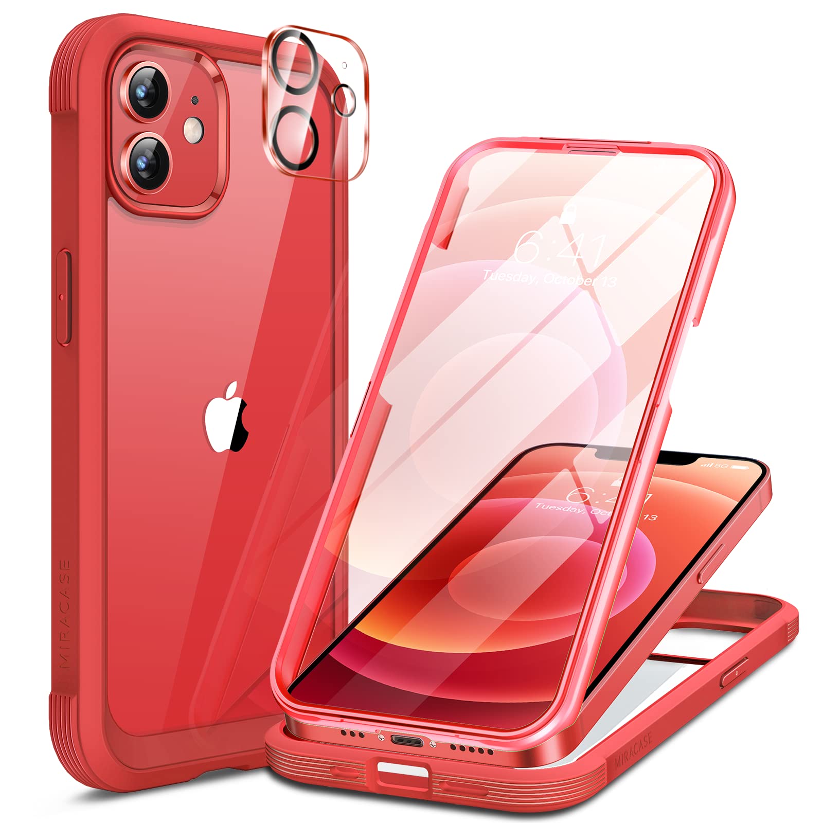 Miracase Full Body for iPhone All Series Glass Case 2026