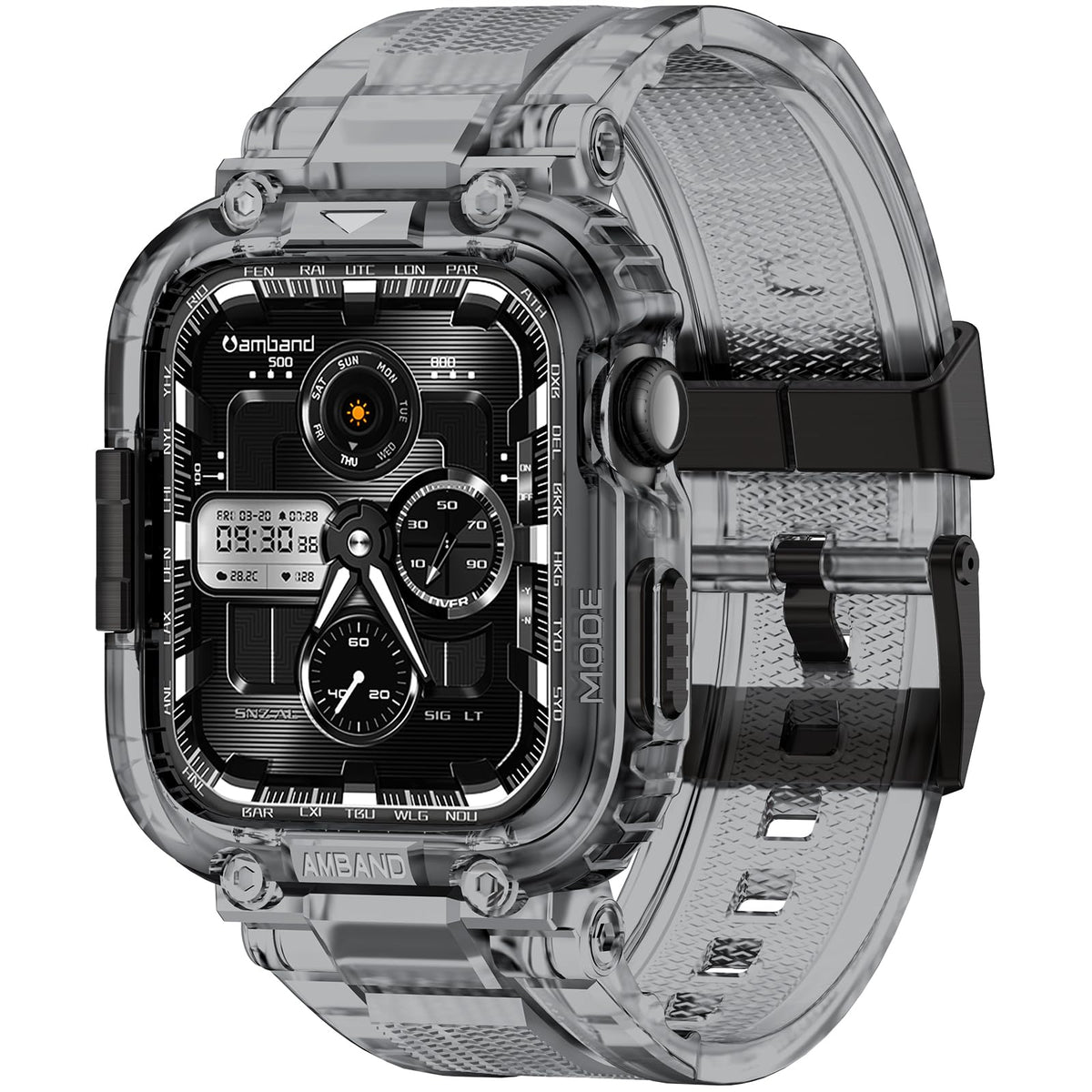 amBand M1 Rugged Sport Case & Band for Apple Watch