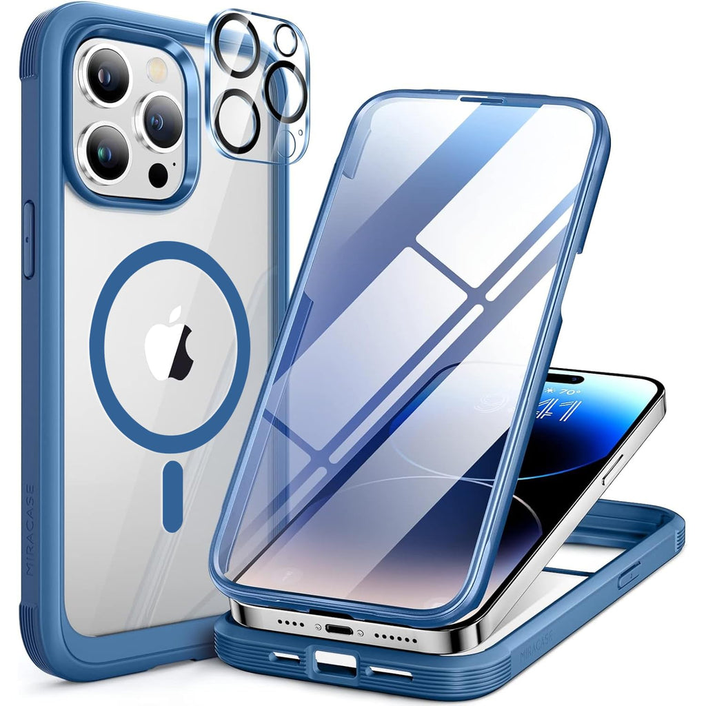Miracase Full Body for iPhone All Series Glass Case 2026