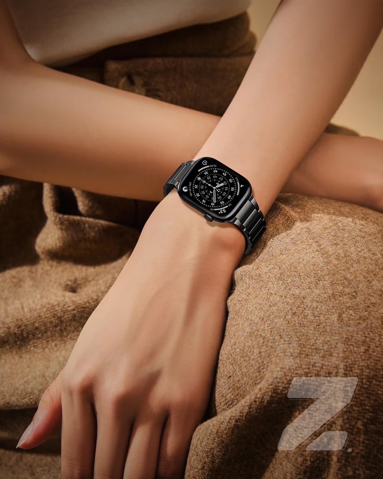 ZABUDUO Titanium Apple Watch Band for 42–49mm Models