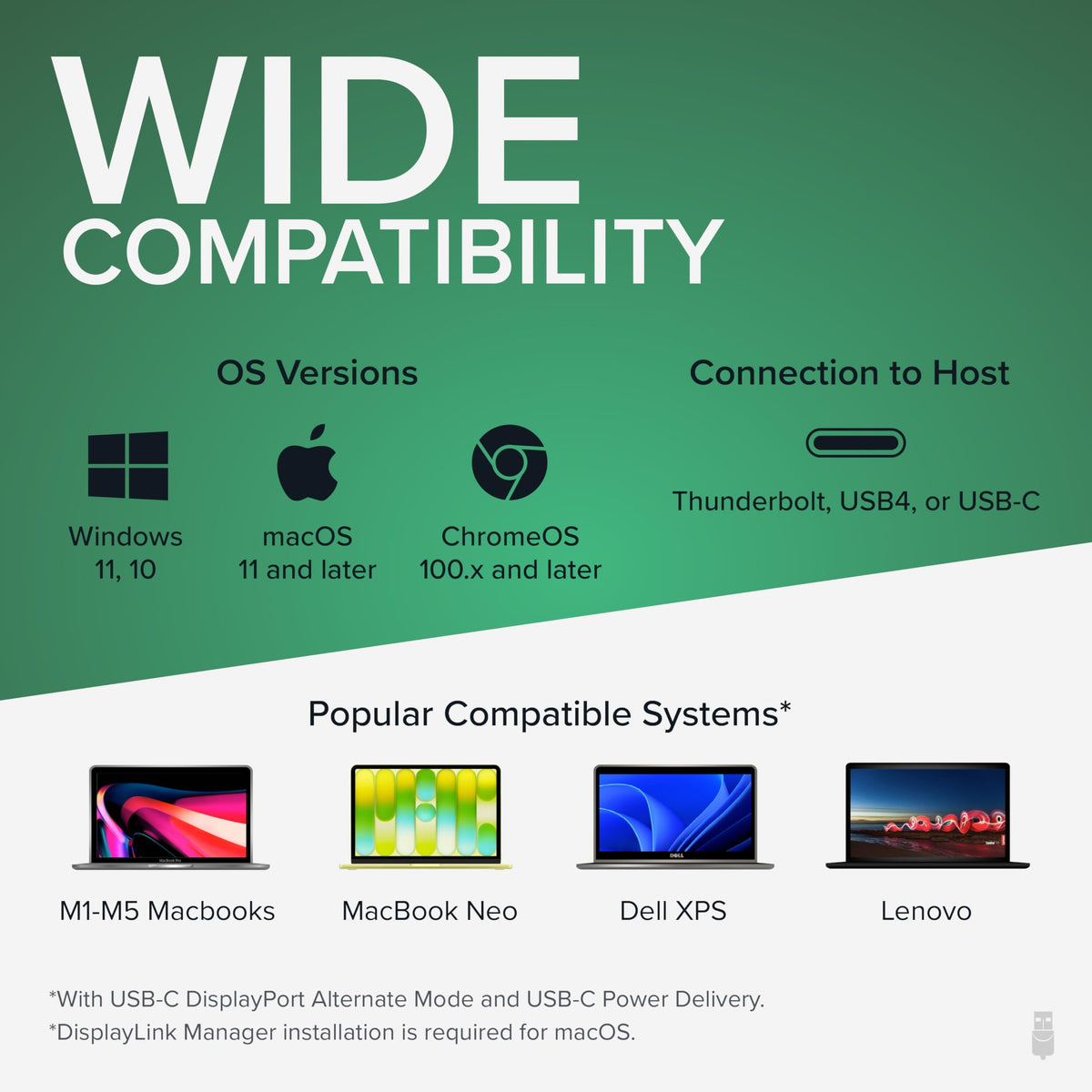 Plugable Triple Display USB-C Docking Station with 100W PD
