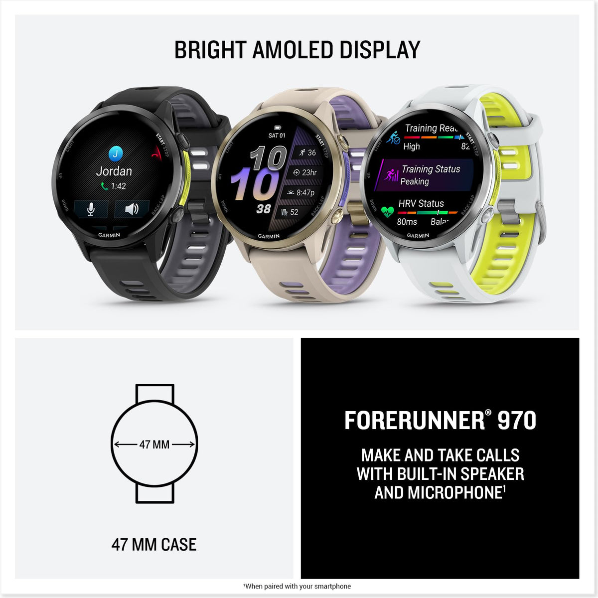 Garmin Forerunner 970 Premium GPS Running Smartwatch