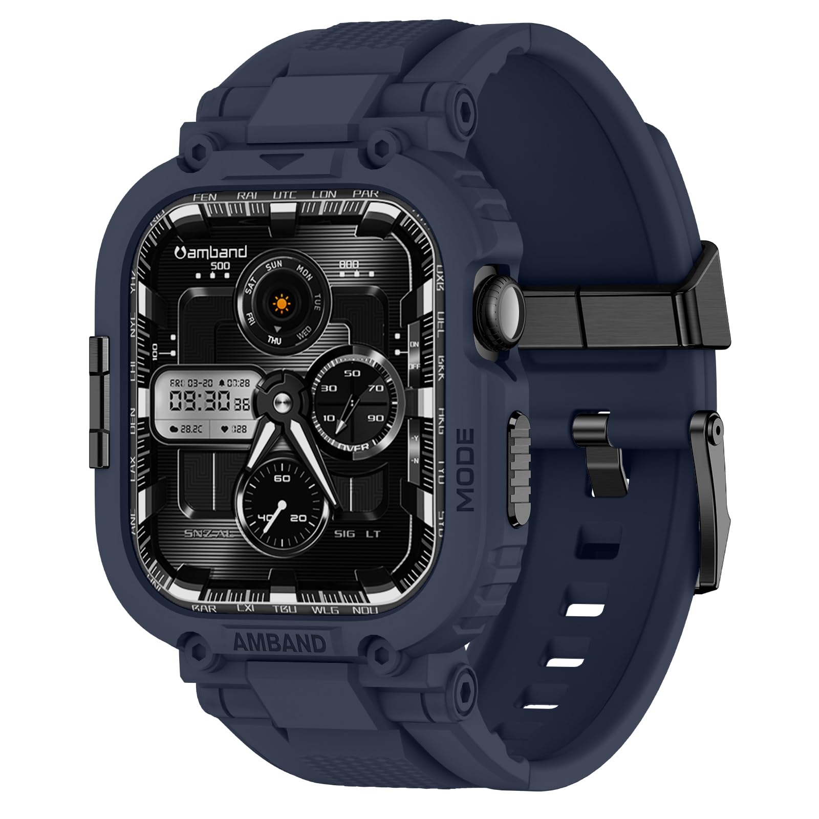 amBand M1 Rugged Sport Case & Band for Apple Watch