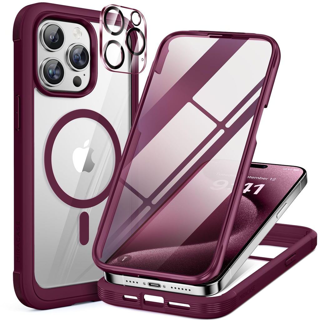 Miracase Full Body for iPhone All Series Glass Case 2026
