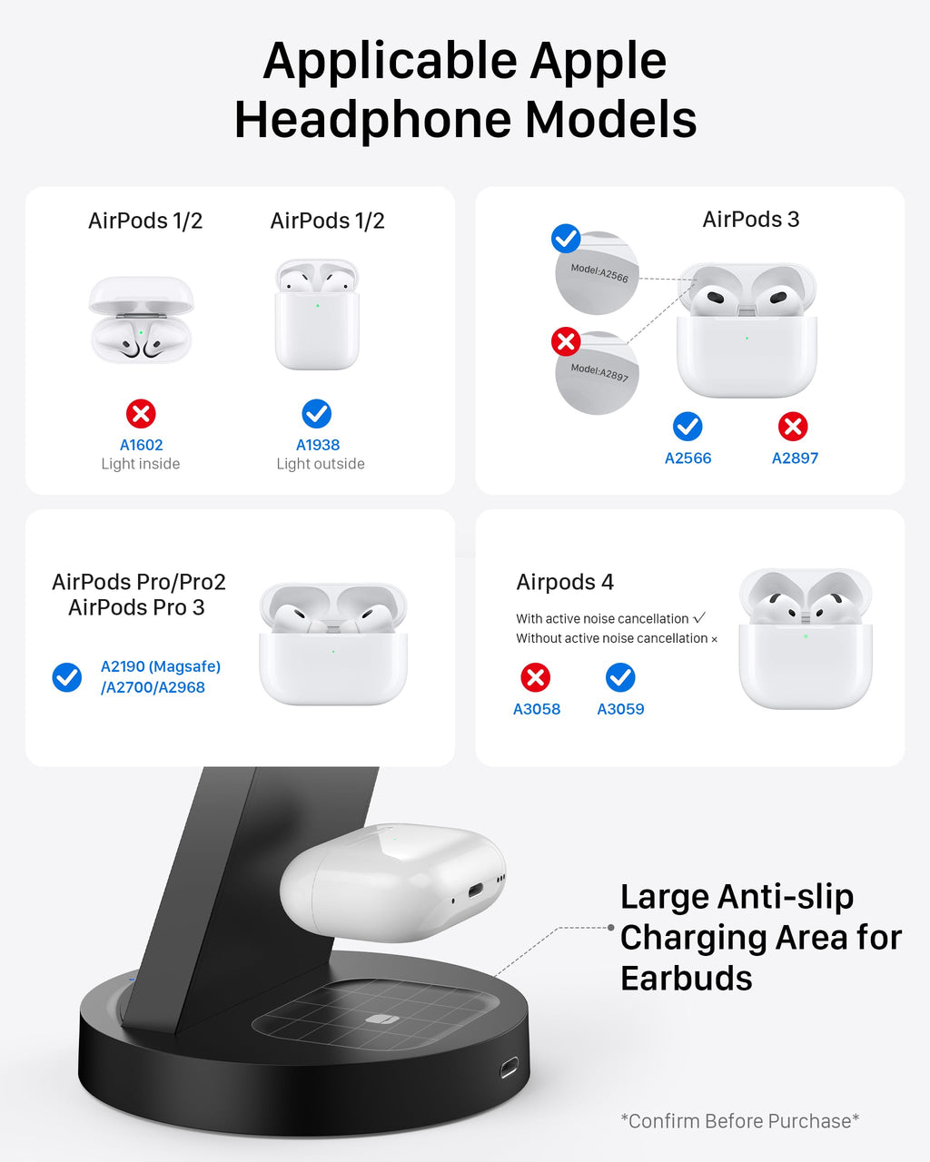 3 in 1 Charging Station for Apple