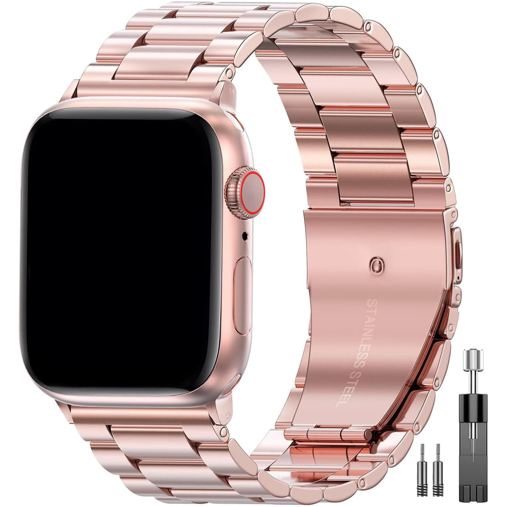 EPULY Stainless Steel Apple Watch Band for 38–49mm Models