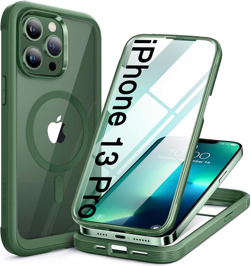 Miracase Full Body for iPhone All Series Glass Case 2026
